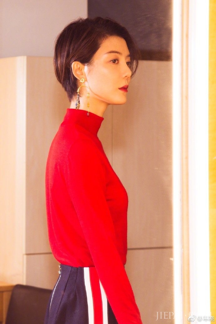 车晓红衣优雅出镜 尽显成熟女人的魅力